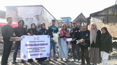 Kebakaran di Tanjung Batu Majene