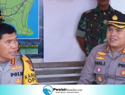 Pengamanan Natal dan Tahun Baru Karoops Polda Sulbar Tinjau Posko Pelayanan di Majene