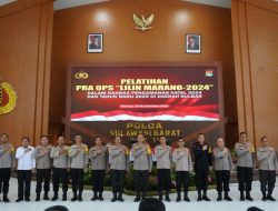 Polda Sulbar Gelar Pelatihan Pra OPS Lilin Marano 2024
