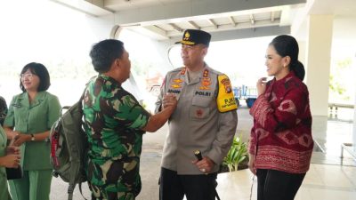 Kapolda Sulbar Sambut Pangdam Hasanuddin, Perkuat Sinergitas TNI-Polri Jelang Natal dan Tahun Baru