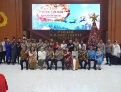Semarak Natal, Polda Sulbar Tunjukkan Toleransi dan Kebersamaan