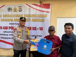 Kapolda Sulbar Apresiasi Peresmian Bedah Rumah Untuk Pak Sewang, Sentuhan Kemanusian Angkatan DTN 439!