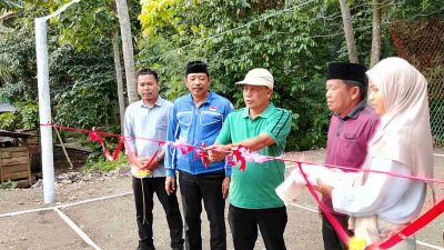 Masyarakat Desa Lambanan Sulap TPA Jadi Lapangan Voli