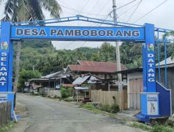 Resmi Rampung! Gapura Batas Desa Pamboborang Kini Jadi Kebanggaan Warga