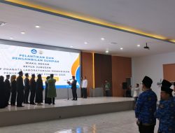 Rektor Unsulbar Lantik Pejabat Baru dan Serahkan SK PNS Formasi 2023