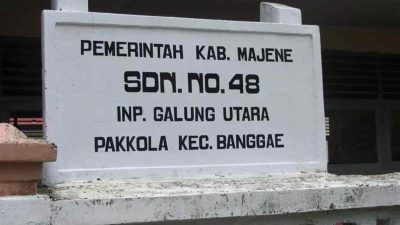 Disdikpora Majene Rehabilitasi Ruang Kelas SDN 48 Galung Senilai Rp89,5 Juta