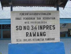Wujud Nyata Kepedulian Pemerintah Majene pada Pendidikan Dasar, SDN 34 Rawang   Direhabilitasi