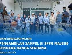 Dinas Kesehatan Majene Lakukan Pengambilan Sampel Makanan dan Minuman di Dapur SPPG‎