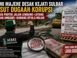 HMI Majene Desak Kejati Sulbar Usut Dugaan Korupsi Dua Proyek Jalan Lembang–Lutang dan Ambawe–Rawang Rp36,6 Miliar